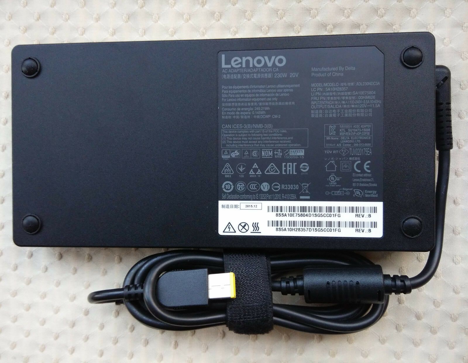 Lenovo 230W AC Adapter - Lenovo Support US