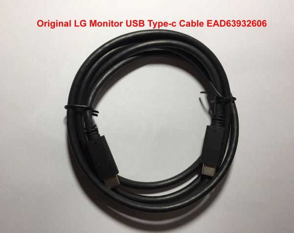 New Original LG EAD63932606 100W Black Assembly Cable for LG 34WN80C-B Monitor