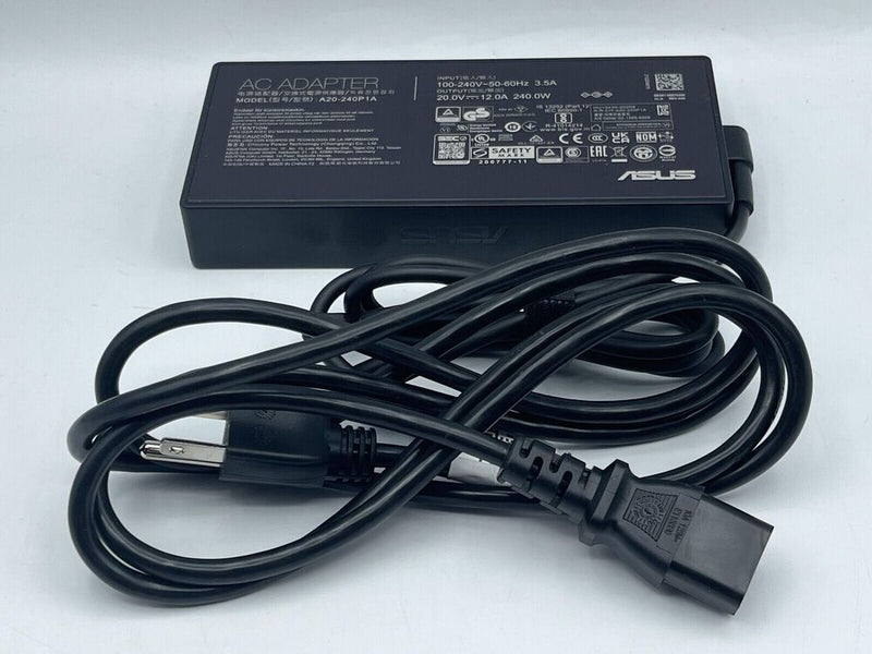 New Original ASUS ProArt StudioBook H5600QR-XB99 A20-240P1A 240W AC Adapter&Cord