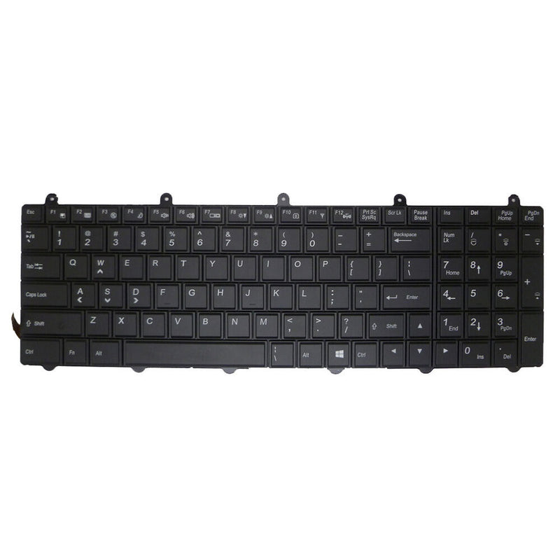 English US Laptop Keyboard For Sager NP9150 NP9170 NP9370 NP9570 Backlit Used