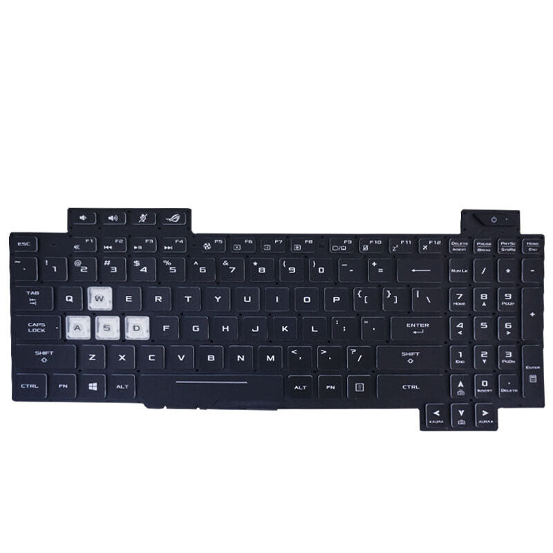 Laptop US Keyboard For ASUS GL704G GL704GW GL704GV V170162JE1 0KNR0-661GUS00