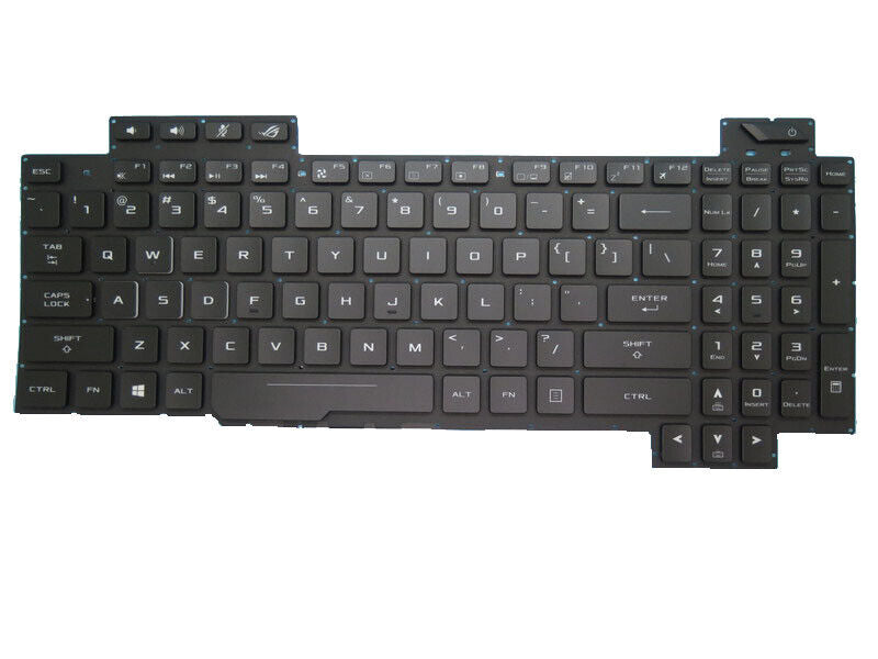 Laptop US Keyboard For ASUS GL703 GL703G GL703GS GL703GM Black Without Frame