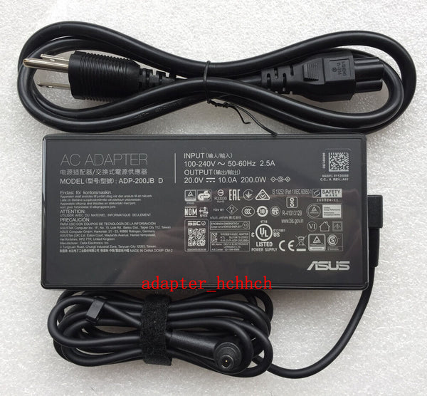 New Original ASUS ROG Zephyrus G15 GA503QM-HQ121R ADP-200JB D 20V 10A AC Adapter