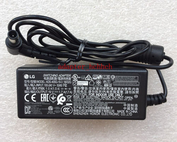 New Original LG AC Adapter for LG Flatron 27EA31V-B ADS-40SG-19-3 19032G Monitor