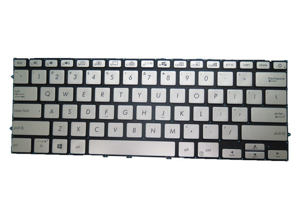 Sliver Keyboard For ASUS K431F K431FA K431FAC K431FL K431FLC United States US