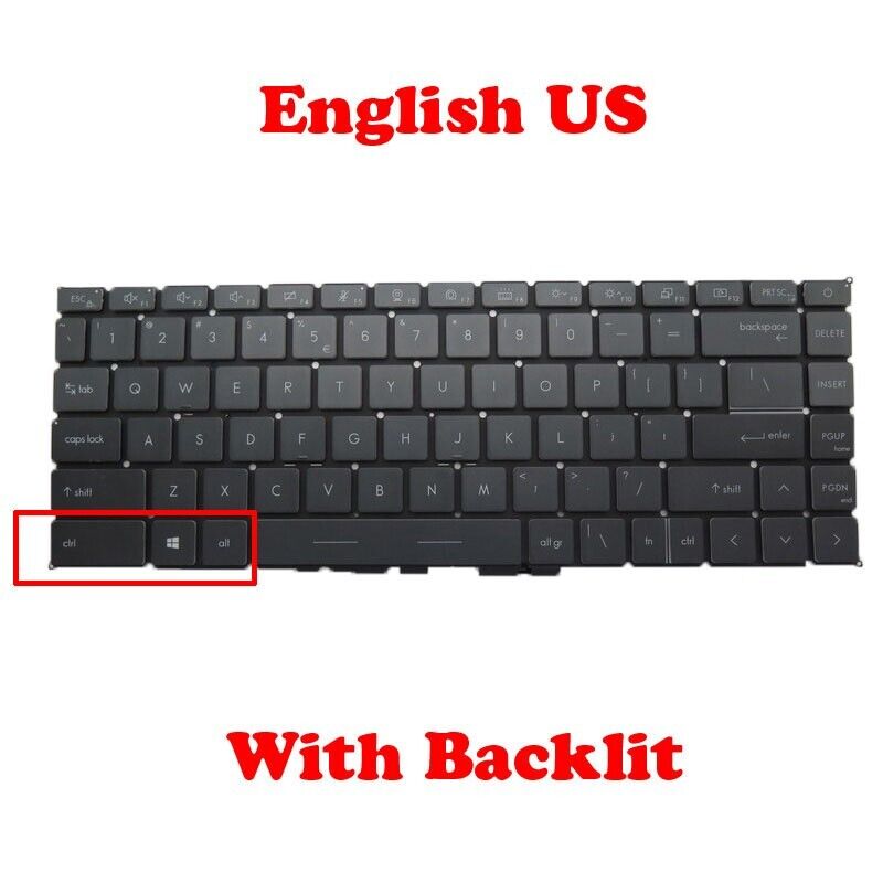 Backlit Keyboard For MSI Prestige 15 A11SB A11SC A11UC A12SC A12UC A12UD MS-16S8