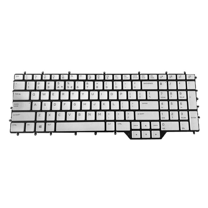 Laptop Keyboard For Alienware Area-51m R2 English US White With Backlit New