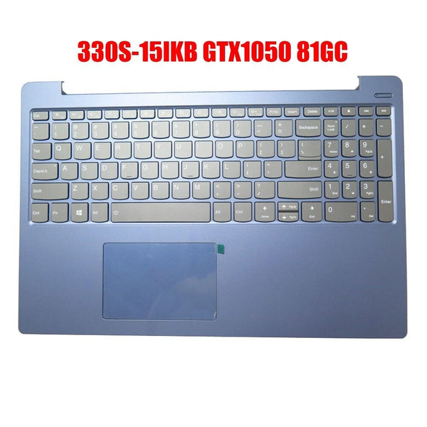 US Keyboard PalmRest For Lenovo Ideapad 330S-15IKB GTX1050 5CB0R34751 Backlit