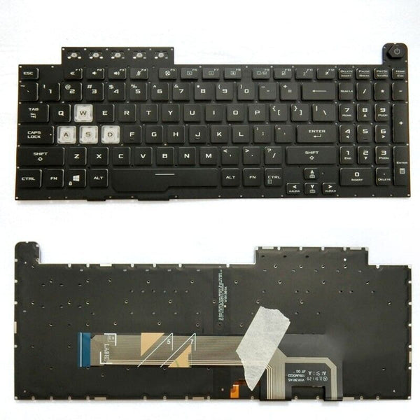 Laptop US Backlit Keyboard For ASUS TUF Gaming FA566II FA566IH FA566IU Black