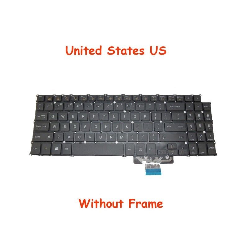 Black US Keyboard For LG 15Z940 15Z950 15ZD950 LG15Z95 15U530 15U560 15UD560