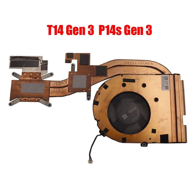 CPU FAN&Heatsink For ThinkPad T14 P14s Gen 3 5H41B77271 5H41B77274 5H41B77277