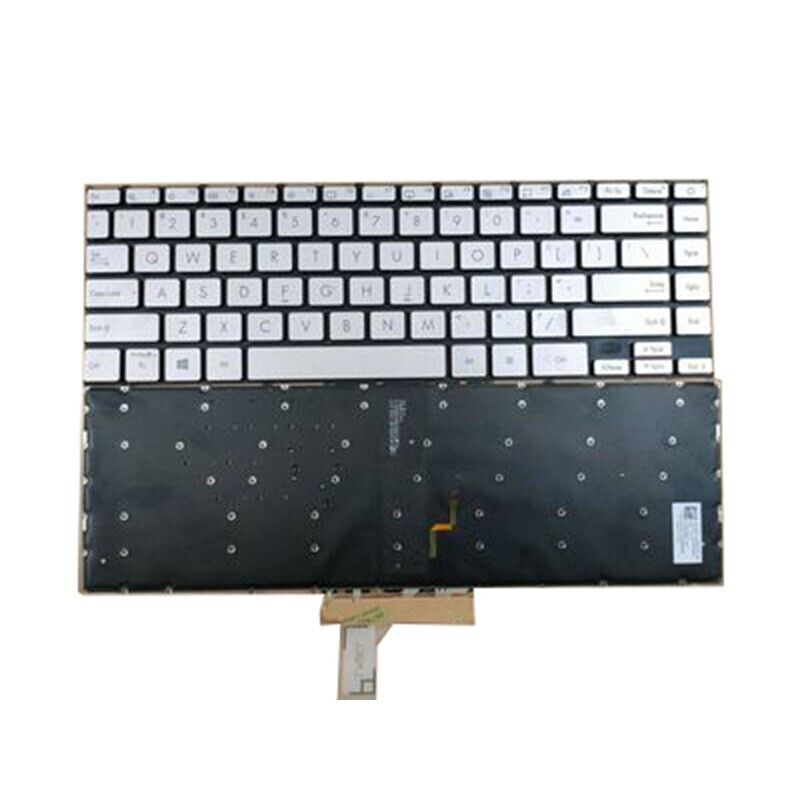 Laptop Keyboard For ASUS UX325JA UX325EA Sliver With Backlit United States US