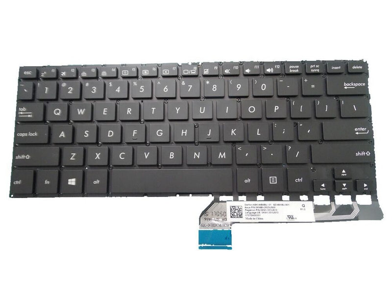 Laptop Keyboard For ASUS Q324U Q324UA Q324UAK United States US BLACK