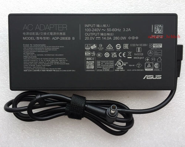 New Original OEM ASUS 280W Adapter for ASUS ROG Zephyrus M16 GU604VZ-CS94 Laptop