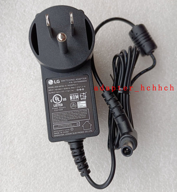 New Original LG 19V 1.7A Switching Adapter for LG 27BL450Y-B EAY65889905 monitor