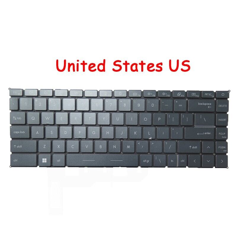 US Backlit Keyboard For MSI Modern 15 10th A10M A10RAS A10RBS MS-1551 English