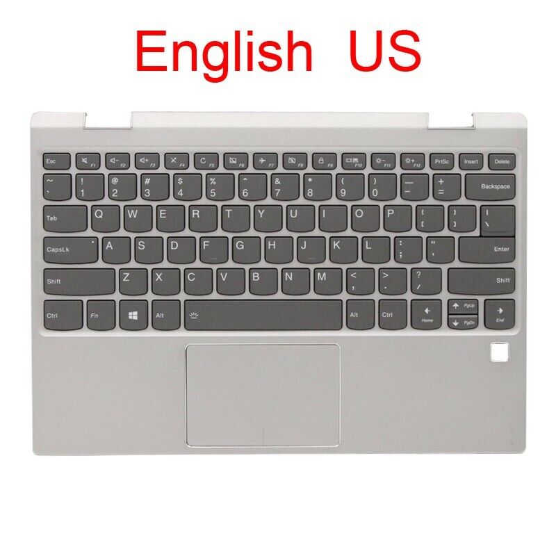 US Keyboard Palmrest For Lenovo YOGA 720-12IKB 81B5 5CB0Q12201 With Backlit New