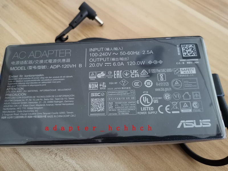 New Original OEM ASUS Vivobook Pro M3500QC-DB71 ADP-120VH B 20V 6A AC/DC Adapter