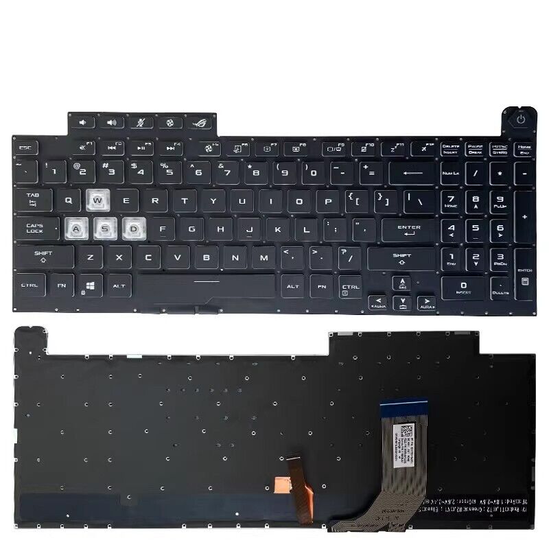 Laptop Keyboard For ASUS G731G G731GU RGB Backlit US United States V165061AUS