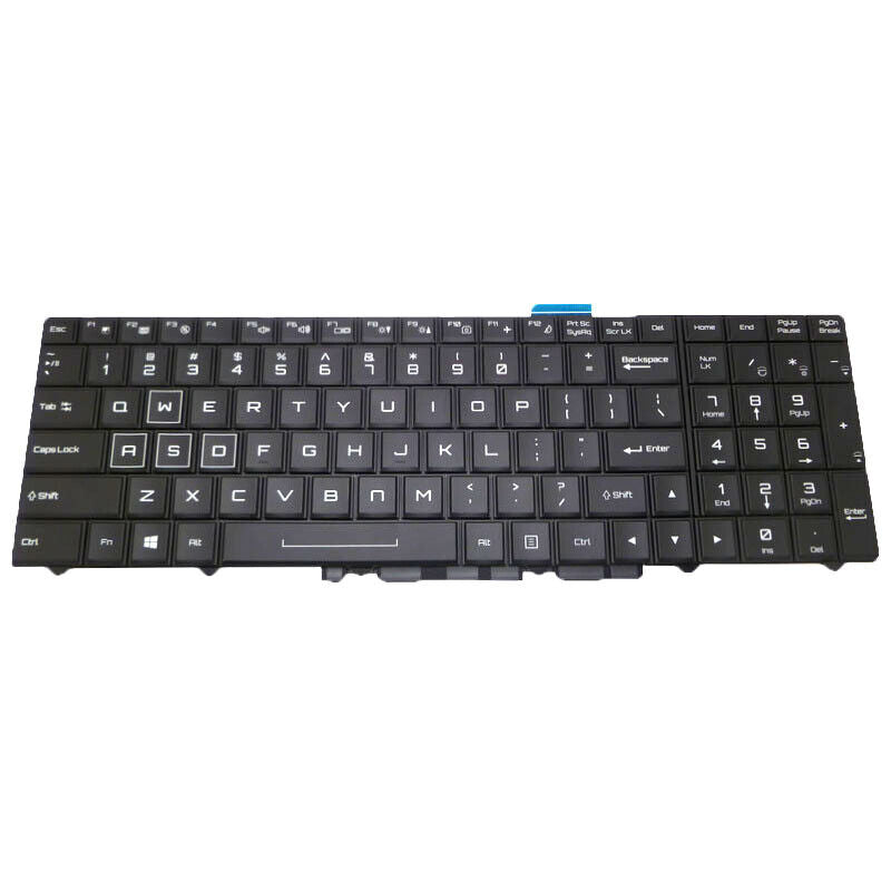 English US Laptop Keyboard For Sager NP9755 NP9758 NP9772 NP9773 NP9775 NP9778