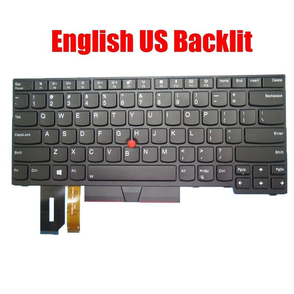 US Keyboard For Lenovo ThinkPad E480 L480 L380 YOGA T490 01YP520 01YP440 01YP280