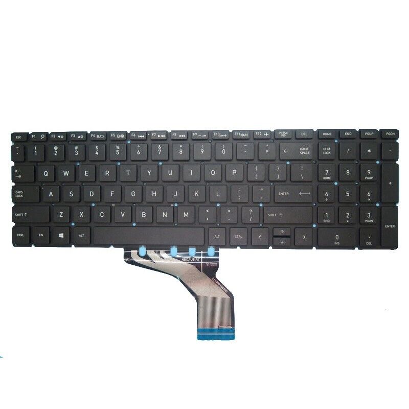 Laptop Keyboard For HP 15-DB000 Without Frame Black United States US