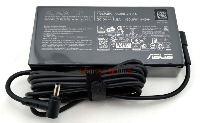 New Original ASUS 20V 7.5A Adapter for ASUS Zenbook Pro 17 UM6702RC-DS94T Laptop