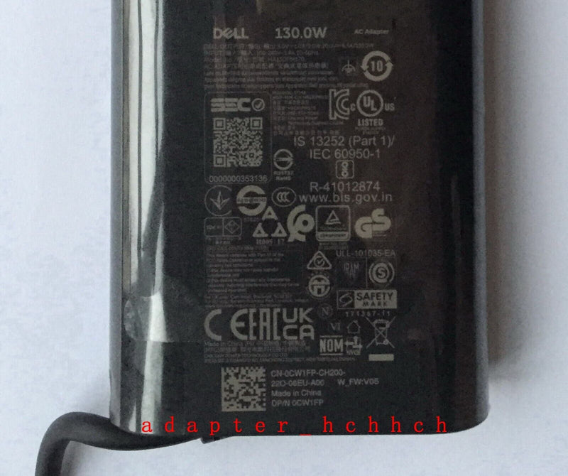 New Original Dell XPS 17 9530/i9-13900H HA130PM170 LA130PM200 130W AC/DC Adapter