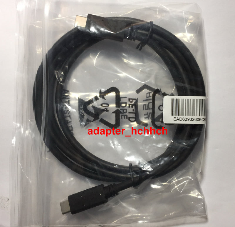 New Original LG EAD63932606 100W Black Assembly Cable for LG 34WN80C-B Monitor