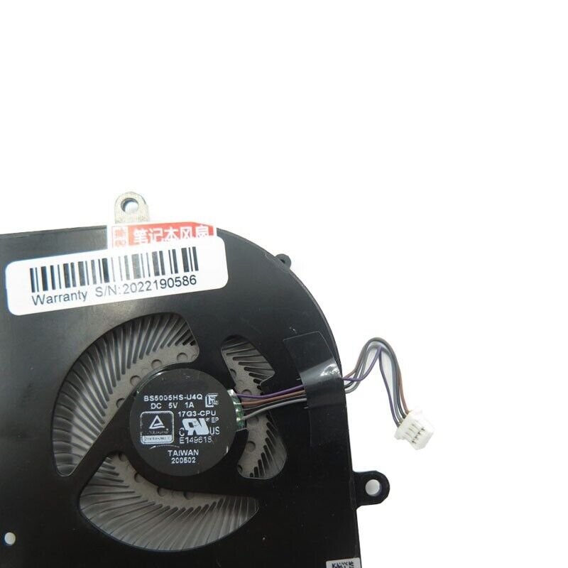 4PIN Laptop CPU FAN For MSI GS76 WS76 Creator 17 BS5005HS-U4Q BS5005HS U4Q New