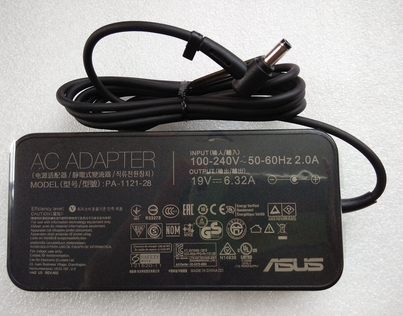 Original OEM ASUS 120W 19V 6.32A AC/DC Adapter for ROG GL752VW-T4307T,PA-1121-28