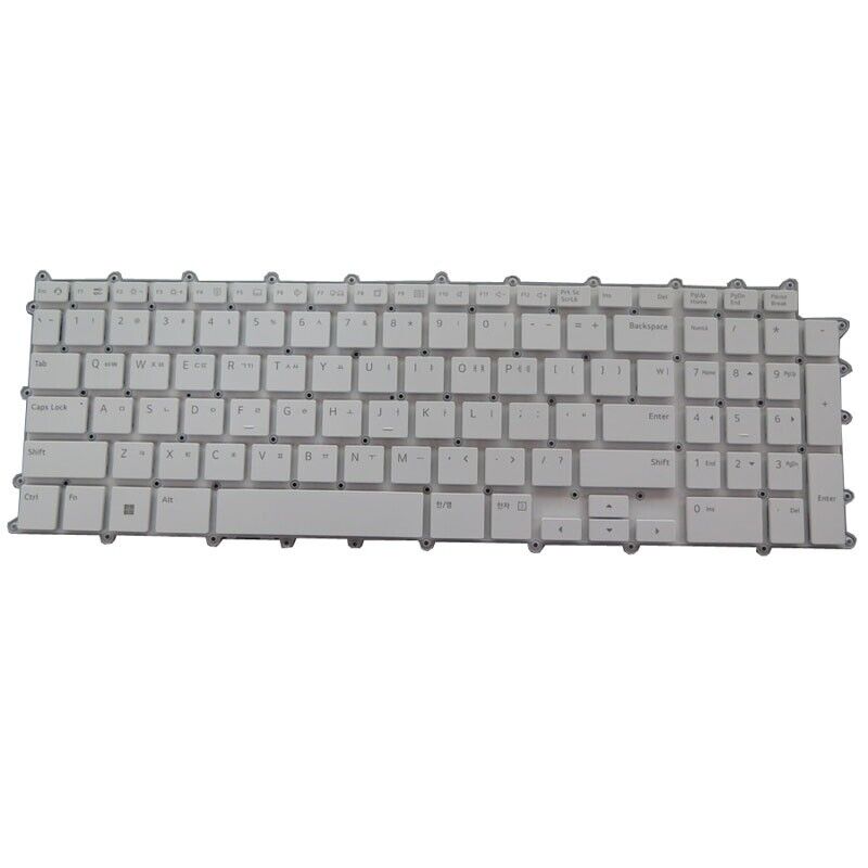 White Laptop Backlit Keyboard For LG KT0120B9ES03KRA00 AEW74231301 Korean KR