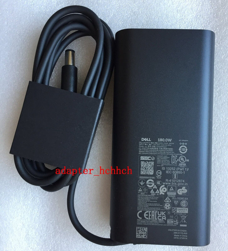 New Original Dell Precision 7670/P114F001 HA180PM210 180W SFF AC/DC Adapter&Cord