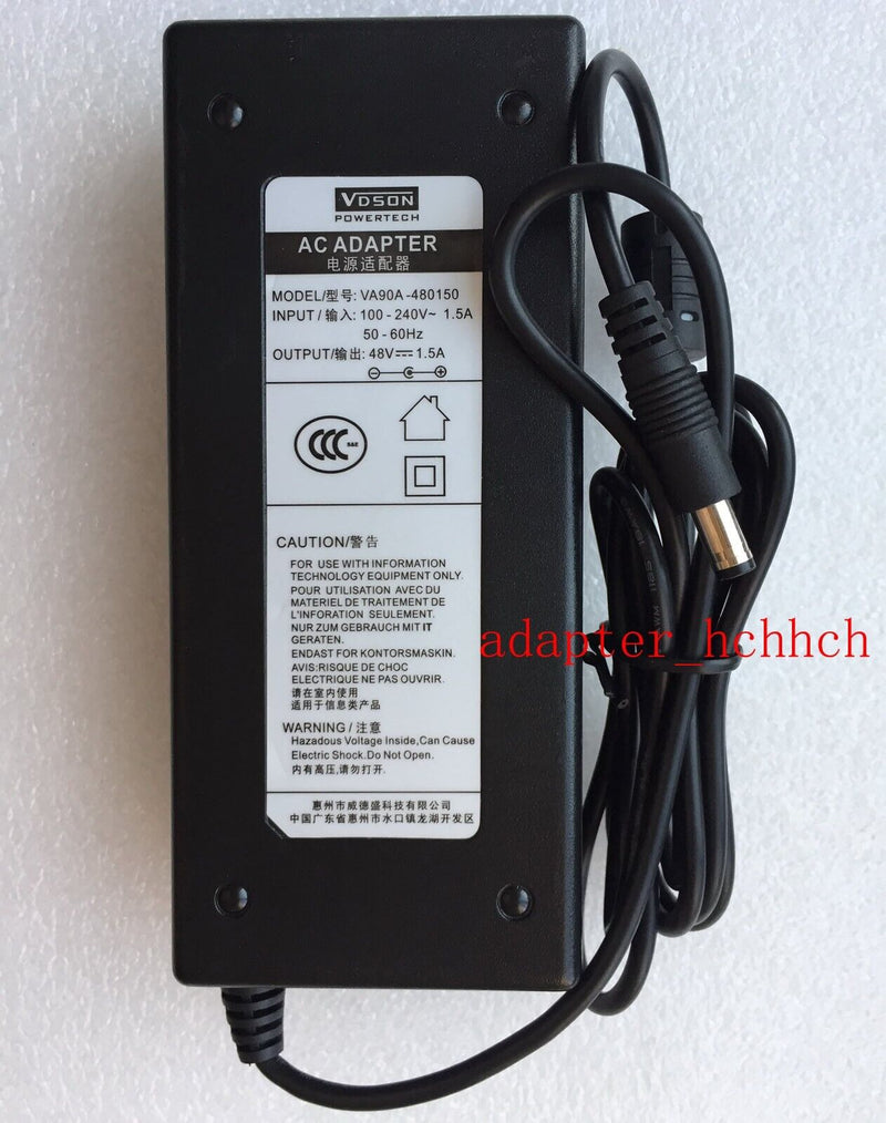 New Original OEM 48V AC Adapter&Cord For Hikvision NVR ERI-Q108-P8 8CH POE 2TB@@