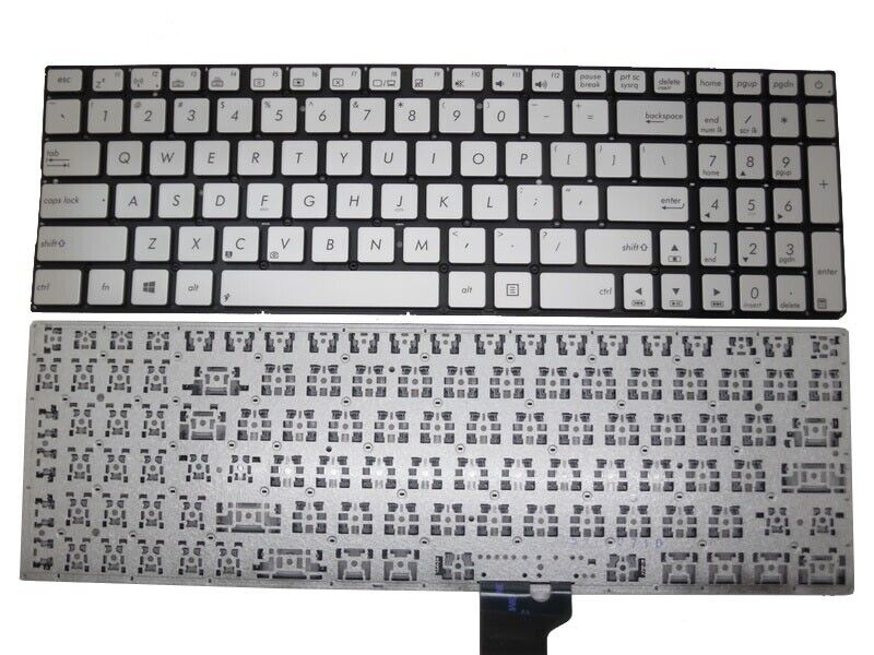 US Keyboard For ASUS Q501LA N541LA Q501 Q501L N541 N541L Silver 0KNB0-6627US00