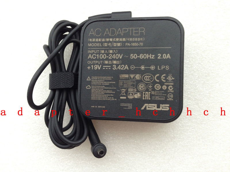 @Original OEM ASUS 65W 19V 3.42A AC Adapter for ASUS ASUSPRO P2440UQ-XS71 Laptop