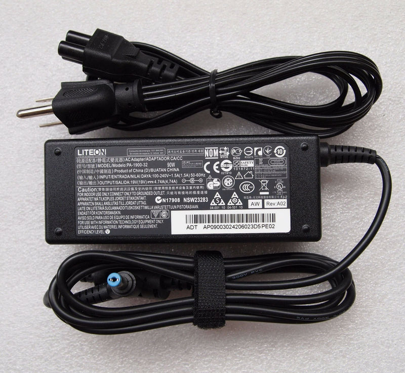 New Original OEM 90W 19V AC/DC Adapter&Cord for Acer R251 Widescreen LCD Monitor