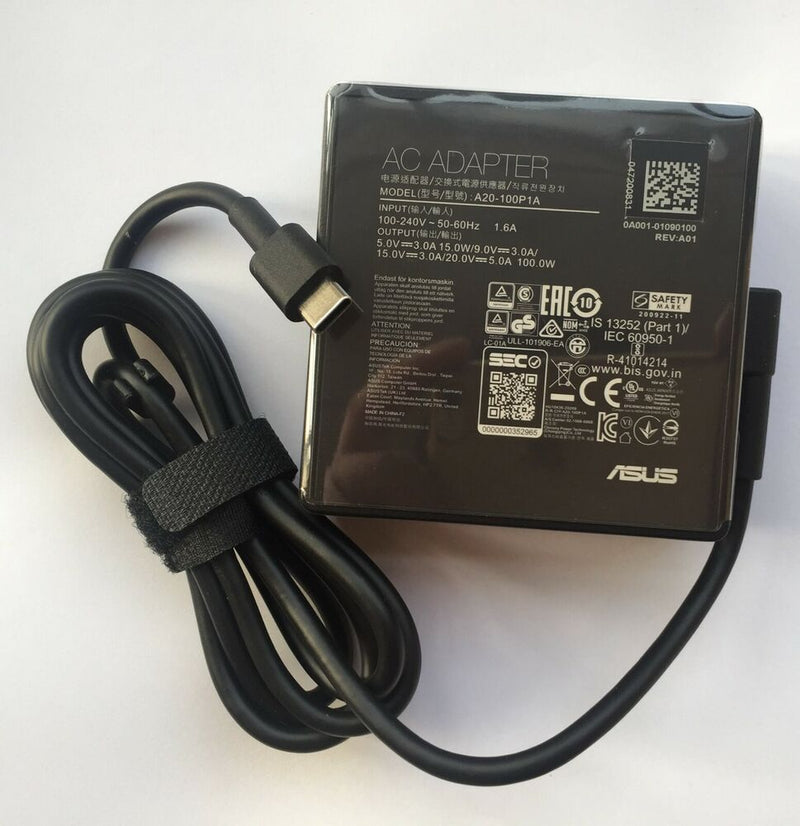 New Original ASUS ROG STRIX SCAR 17 2021 A20-100P1A Type-C 100W AC Adapter