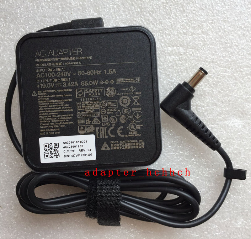 New Original OEM MSI Modern 14 B10MW-486US ADP-65GD D 65W 19V AC/DC Adapter&Cord