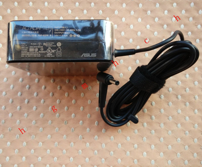 New Original OEM ASUS 65W 19V AC Adapter for ASUS ZENBOOK UX430UA-DB71-BL Laptop