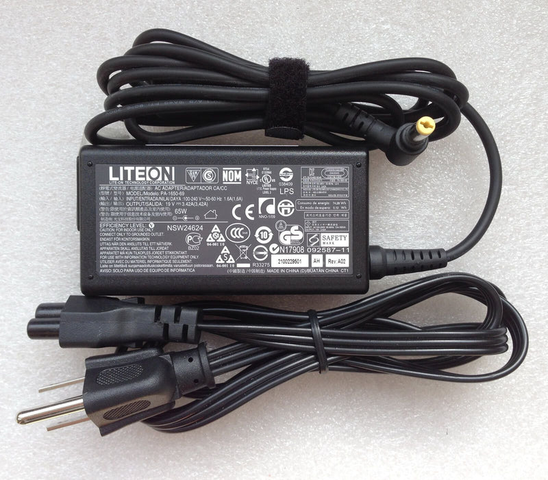 Original Genuine OEM 65W AC Power Adapter for Acer Aspire V3-572G-51DR Notebook