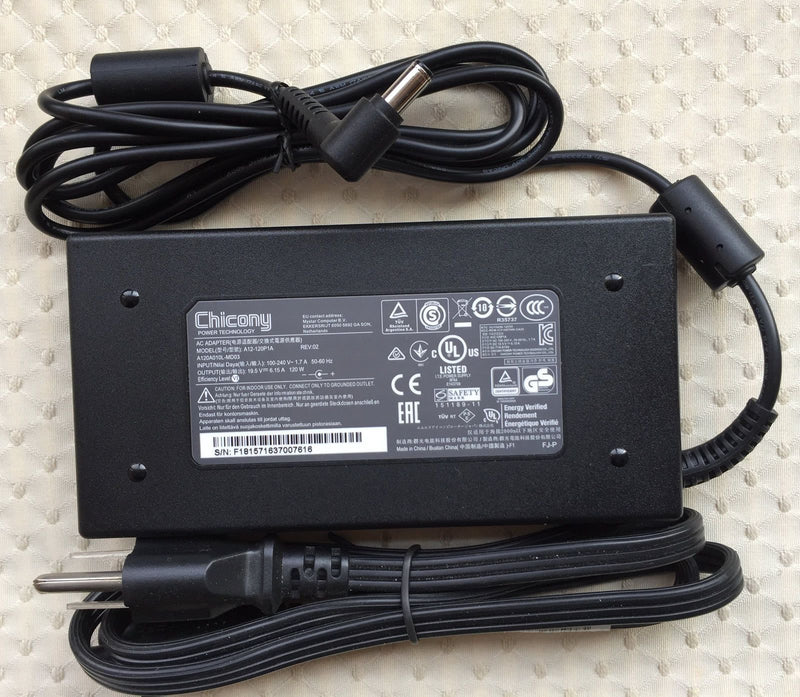 Original OEM Chicony 120W AC Adapter for Mifcom EG5-S(ID:2566),A12-120P1A Laptop