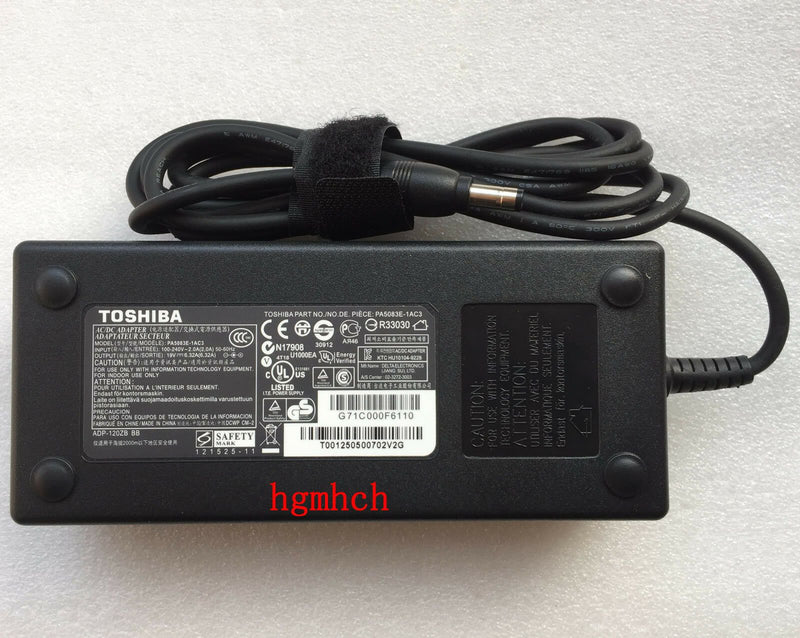 @Original OEM Toshiba PA3717E-1AC3,PA5083E-1AC3 120W 19V 6.32A AC Power Adapter