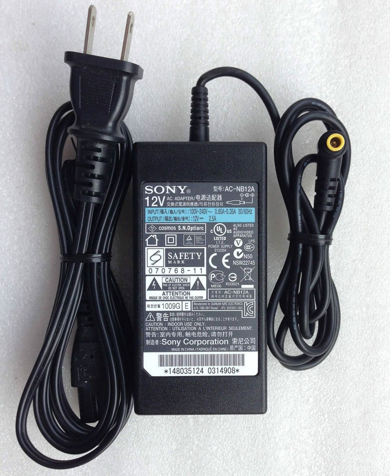 Original OEM Sony 12V 2.5A Power Supply AC Adapter For VRD-MC3 MC5 MC6,AC-NB12A