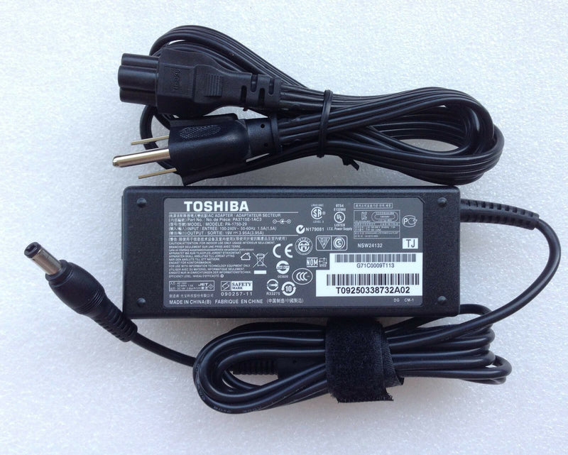 @Original Genuine Toshiba PA3715E-1AC3 AC Power Adapter Charger 19V 3.95A 75W