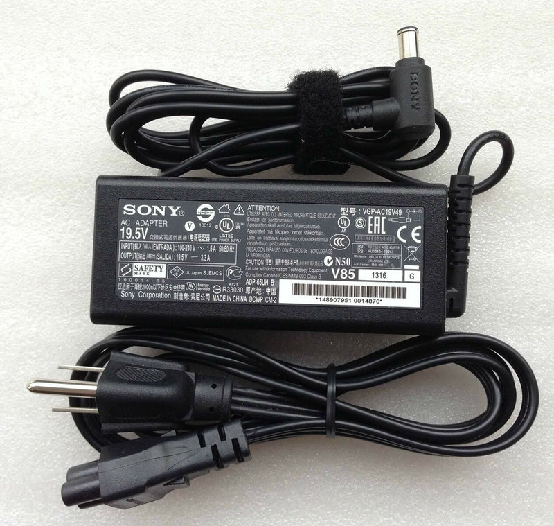 Original Sony 65W AC Adapter for Sony Vaio Tap 20 SVJ20235CXB,VGP-AC19V49 AIO PC