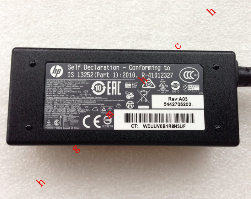 @New Original Genuine OEM HP Battery Charger ProBook 455 G3,W4E07UT