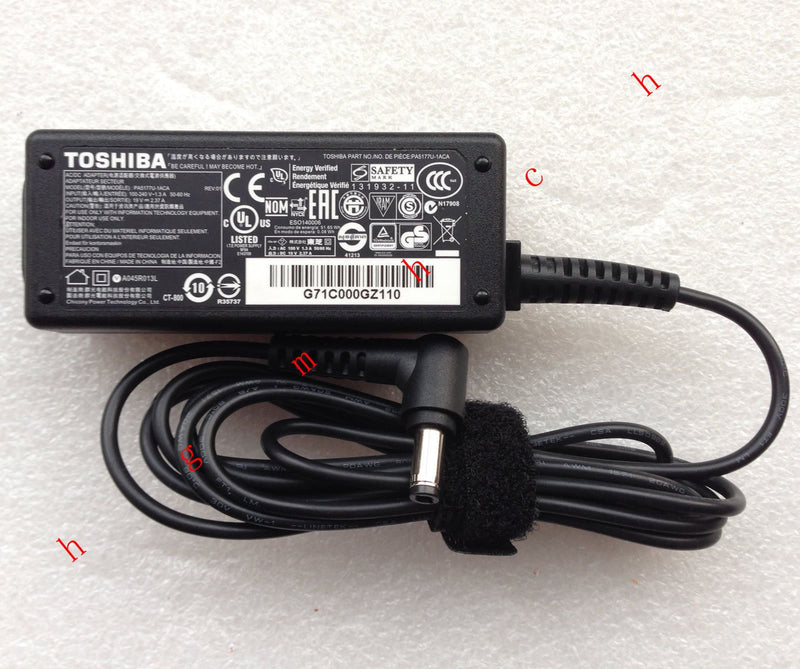 Original Genuine OEM Toshiba AC/DC Adapter Cord/Charger Tecra C50-D1512 Notebook