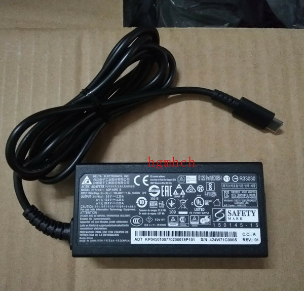 @Original OEM Delta Acer 45W 5V/12V/20V AC Adapter for Acer Spin 7 SP714-51-M4YD