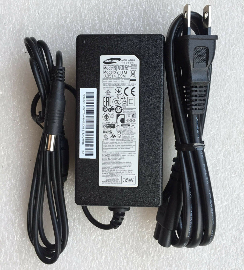 Original Samsung 14V AC/DC Adapter for Samsung LS24C750PS/ZAS24C750P LED Monitor